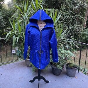 Vintage NILS women's royal blue ski jacket